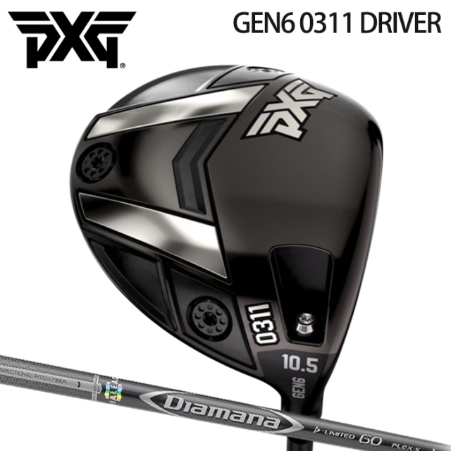 (カスタムクラブ)PXG GEN6 0311 DRIVER ドライバー Diamana-D Limited【グリップ・シャフト・組立料込】