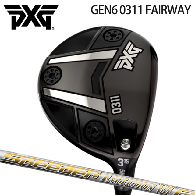 (カスタムクラブ)PXG GEN6 0311 フェアウェイウッド FAIRWAY WOOD Speeder EVOLUTION 7【グリップ・シャフト・組立料込】