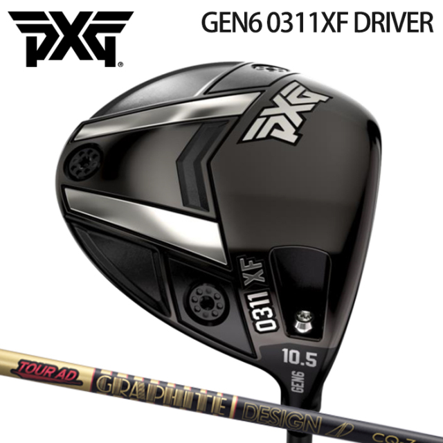 (カスタムクラブ)PXG GEN6 0311XF DRIVER ドライバー TOUR AD CQ【グリップ・シャフト・組立料込】