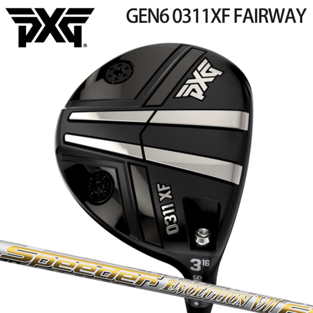 (カスタムクラブ)PXG GEN6 0311XF フェアウェイウッド FAIRWAY WOOD Speeder EVOLUTION 7【グリップ・シャフト・組立料込】