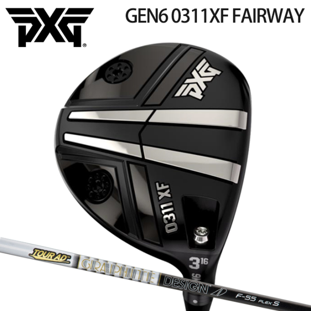 (カスタムクラブ)PXG GEN6 0311XF フェアウェイウッド FAIRWAY WOOD TOUR AD F【グリップ・シャフト・組立料込】