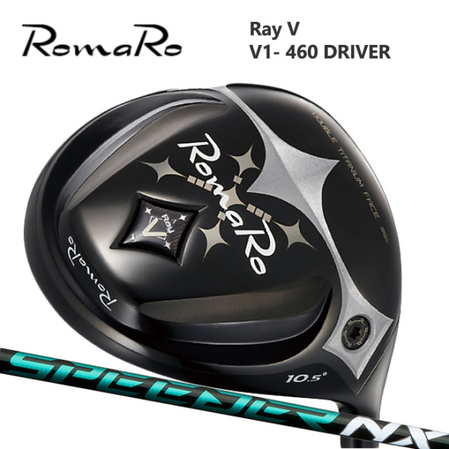 (カスタムクラブ) ROMARO V1-460 DRIVER ドライバー SPEEDER NX GREEN【グリップ・シャフト・組立料込】