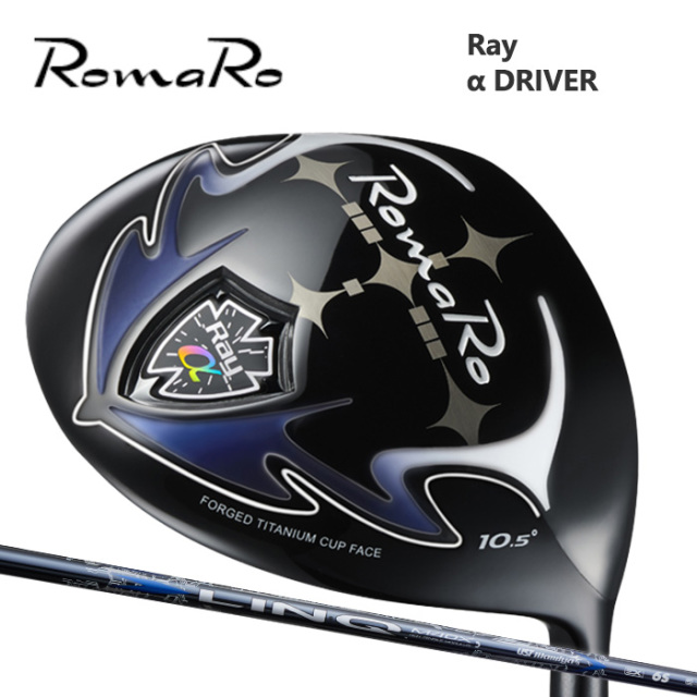 (カスタムクラブ) ROMARO α DRIVER ドライバー LIN-Q BLUE EX【グリップ・シャフト・組立料込】