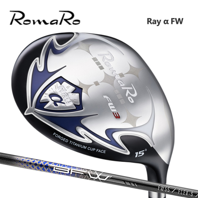 (カスタムクラブ)ROMARO α FW フェアウェイウッド FAIRWAY WOOD Basileus BFW【グリップ・シャフト・組立料込】
