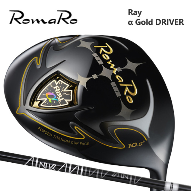(カスタムクラブ) ROMARO α Gold DRIVER ドライバー ANKAA【グリップ・シャフト・組立料込】