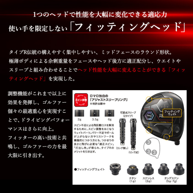 ROMARO Ray Type R ドライバー ANKAA|ゴルフショップウィザード
