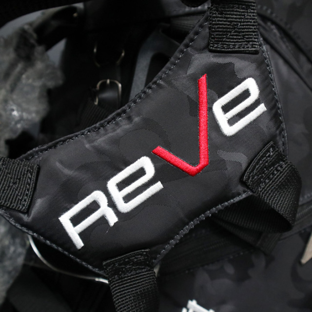 REVE ゴルフレーヴ スタンドキャディバッグ 9インチ ブラックカモ