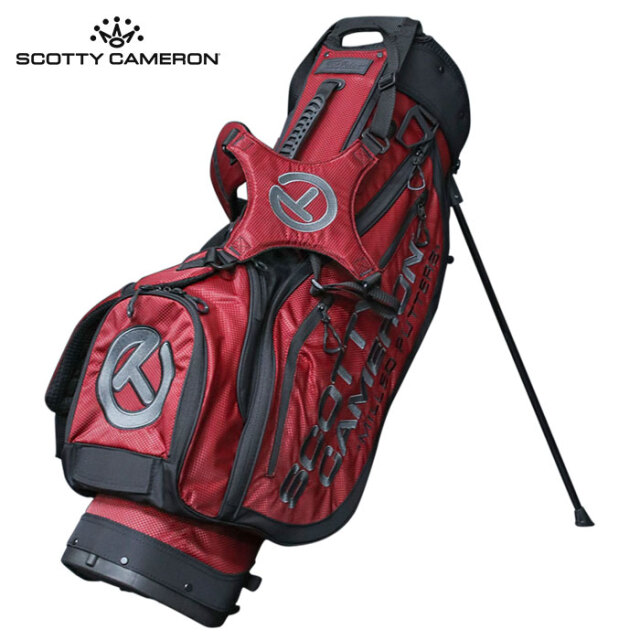 【正規品】スコッティキャメロン SCOTTY CAMERON 2023 PATHFINDER MAINSTAY STAND BAG GARNET RED 9.5インチ スタンドバッグ