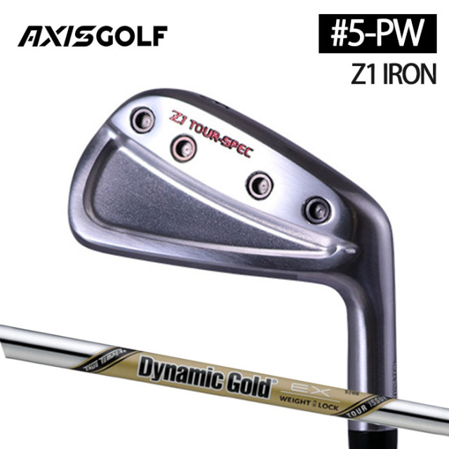 (カスタムクラブ)AXISGOLF Z1 IRON アイアン  6本セット(#5-Pw) Dynamic Gold TOUR ISSUE EX【グリップ・シャフト・組立料込】