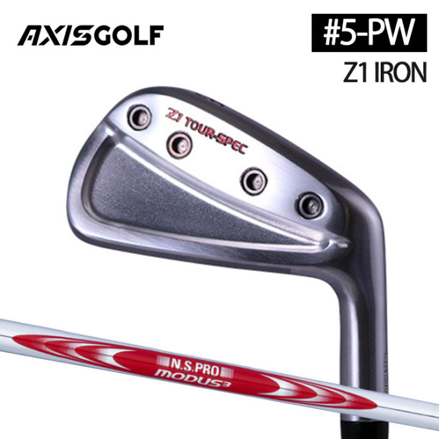 (カスタムクラブ)AXISGOLF Z1 IRON アイアン  6本セット(#5-Pw) N.S.PRO MODUS3【グリップ・シャフト・組立料込】