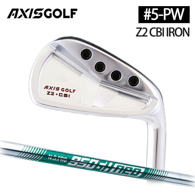 (カスタムクラブ)AXISGOLF Z2 CBI IRON アイアン  6本セット(#5-Pw) N.S.PRO 950neo【グリップ・シャフト・組立料込】