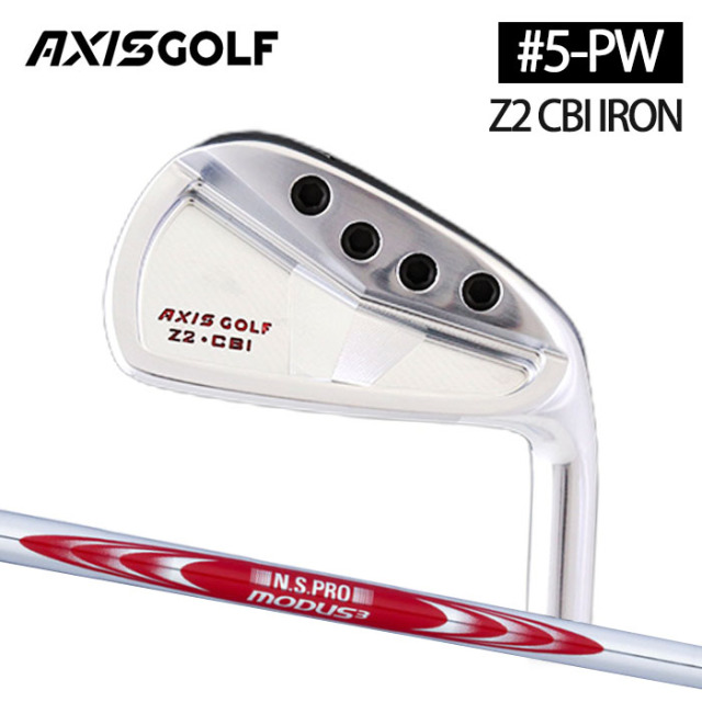 (カスタムクラブ)AXISGOLF Z2 CBI IRON アイアン  6本セット(#5-Pw) N.S.PRO MODUS3【グリップ・シャフト・組立料込】