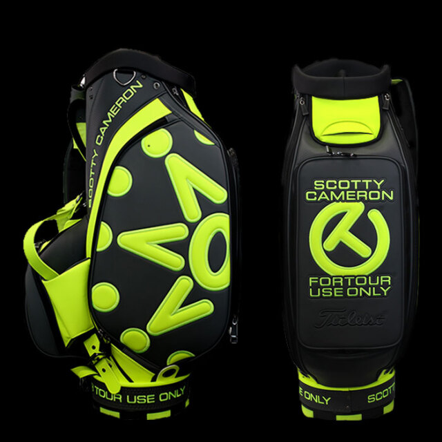 SCOTTY CAMERON 2022 STAFF BAG TOUR BAG CHARCOAL NEON スコッティキャメロン 2022 スタッフバッグ ツアーバッグ チャコール ネオン