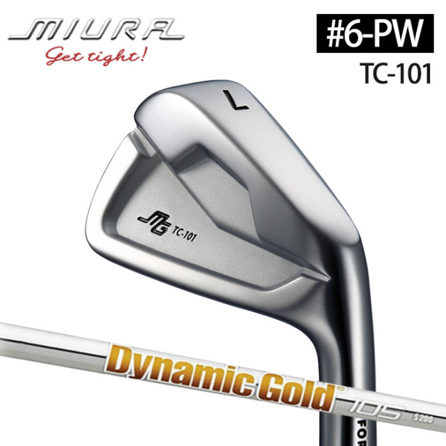 カスタムクラブ)三浦技研 TC-101 アイアン #6-Pw(5本セット) Dynamic 