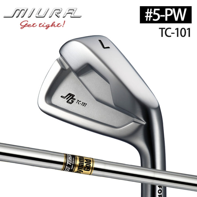 カスタムクラブ)三浦技研 TC-101 アイアン 6本セット(#5-Pw) Dynamic 