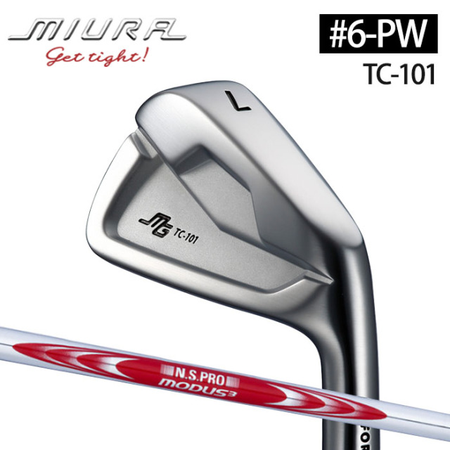 カスタムクラブ)三浦技研 TC-101 アイアン 5本セット(#6-Pw) N.S.PRO 