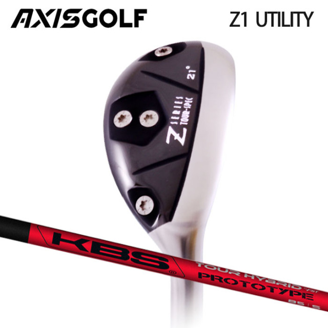 (カスタムクラブ)AXISGOLF Z1 UTILITY KBS TOUR HYBRID PROTOTYPE 【グリップ・シャフト・組立料込】