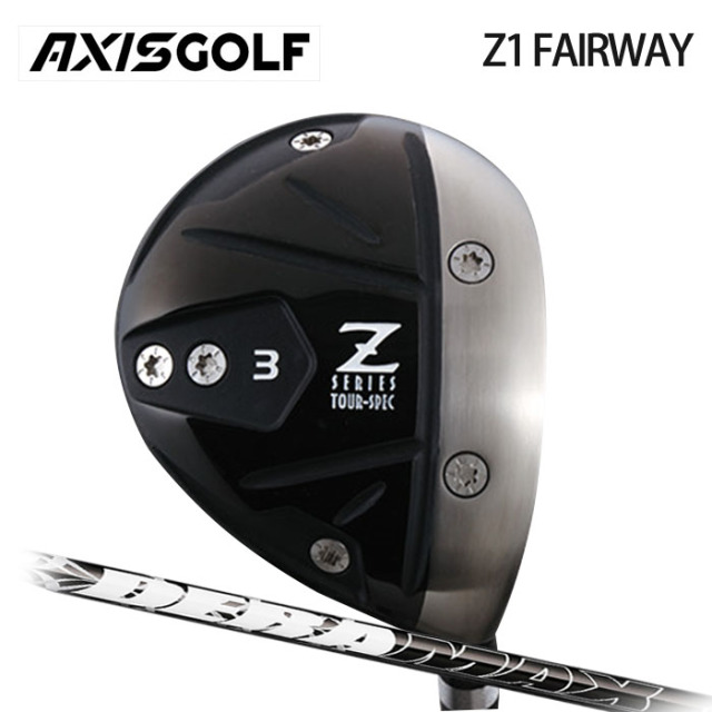 (カスタムクラブ)AXIS Z1 フェアウェイウッド FAIRWAY WOOD Deramax 05 Series 【グリップ・シャフト・組立料込】