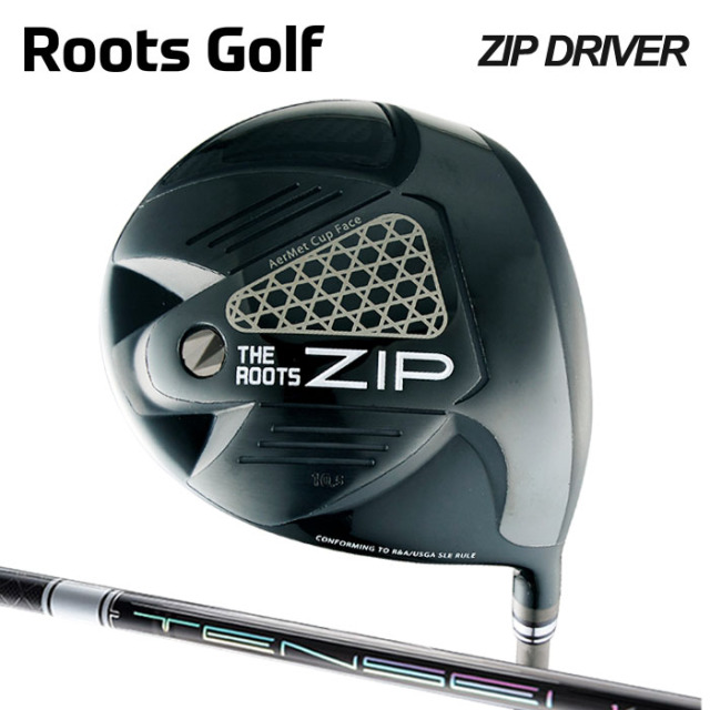 (カスタムクラブ)THE ROOTS ZIP DRIVER  ドライバー TENSEI PRO WHITE 1K 【グリップ・シャフト・組立料込】