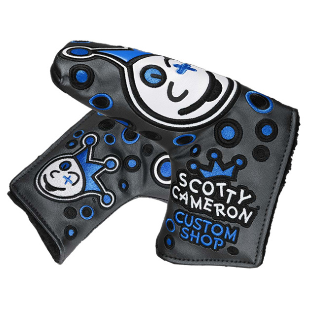 SCOTTY CAMERON JACKPOT JOHNNY PUTTER COVER CHARCOAL/BLUE スコッティキャメロン ジャックポット ジョニー パターカバー チャコール/ブルー