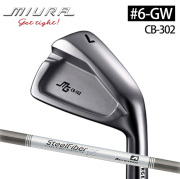 カスタムクラブ)三浦技研 CB-302 アイアン 6本セット(#6-Gw) STEEL 
