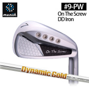 (カスタムクラブ)Muziik On The Screw DD Iron アイアン 4本セット(#9-Pw) Dynamic Gold (105/120)【グリップ・シャフト・組立料込】