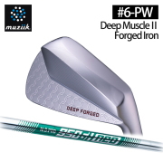 (カスタムクラブ)Muziik Deep Muscle 2 Forged Iron アイアン 5本セット(#6-Pw) N.S.PRO 950GH NEO【グリップ・シャフト・組立料込】