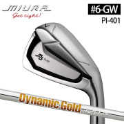 カスタムクラブ)三浦技研 PI-401 アイアン 6本セット(#6-Gw) Dynamic 