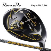 (カスタムクラブ)ROMARO α GOLD FW フェアウェイウッド FAIRWAY WOOD ATTAS MB-FW【グリップ・シャフト・組立料込】