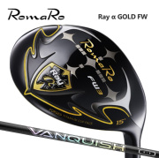 (カスタムクラブ)ROMARO α GOLD FW フェアウェイウッド FAIRWAY WOOD VANQUISH FW【グリップ・シャフト・組立料込】