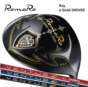 (カスタムクラブ) ROMARO α Gold DRIVER ドライバー VENTUS TR【グリップ・シャフト・組立料込】