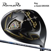 (カスタムクラブ) ROMARO α Gold DRIVER ドライバー LIN-Q BLUE EX【グリップ・シャフト・組立料込】