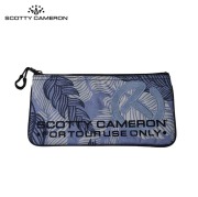 【正規品】スコッティキャメロン SCOTTY CAMERON Cash Bag キャンバス サークルT キャッシュバッグ フローラル ブルー