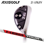 (カスタムクラブ)AXISGOLF Z1 UTILITY KBS HYBRID 【グリップ・シャフト・組立料込】