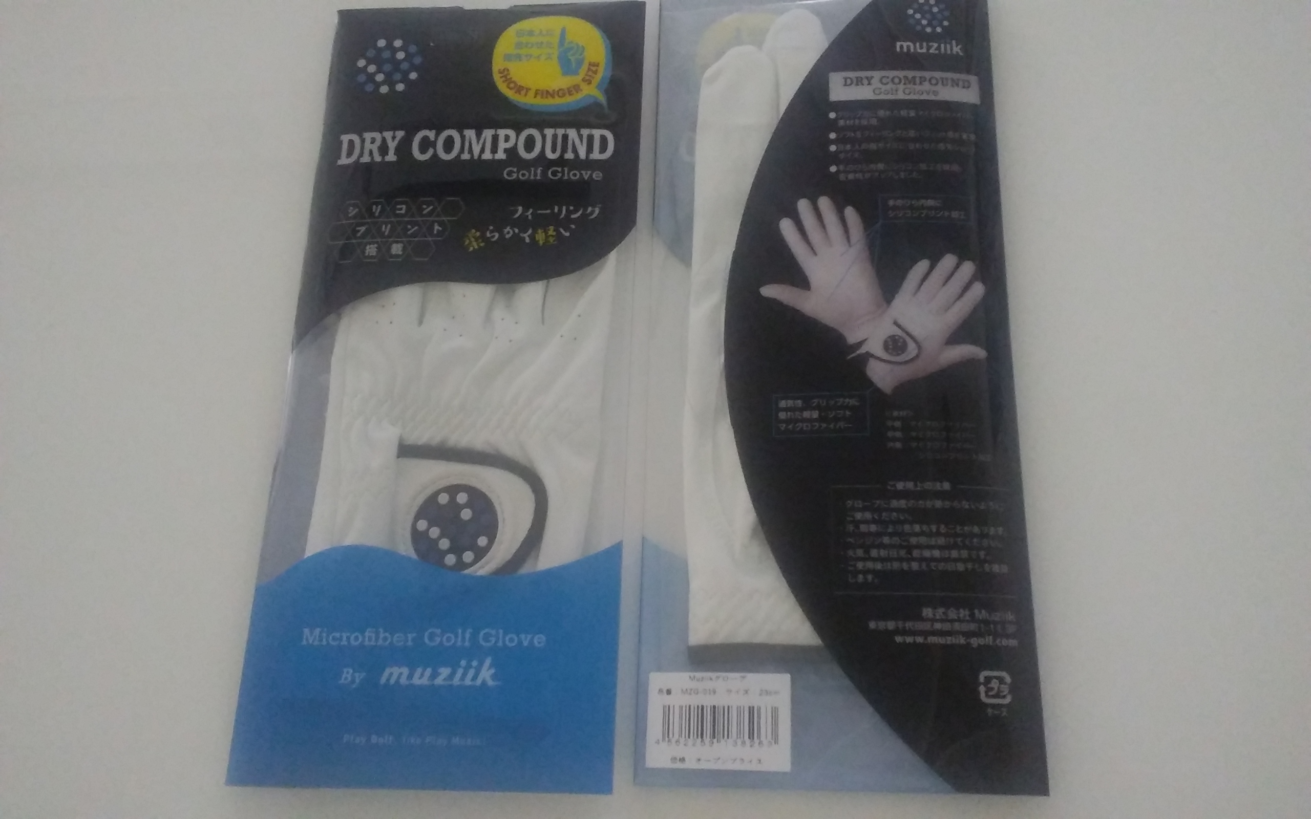ムジーク グローブ Muziik DRY COMPOUND GOLF GLOVE