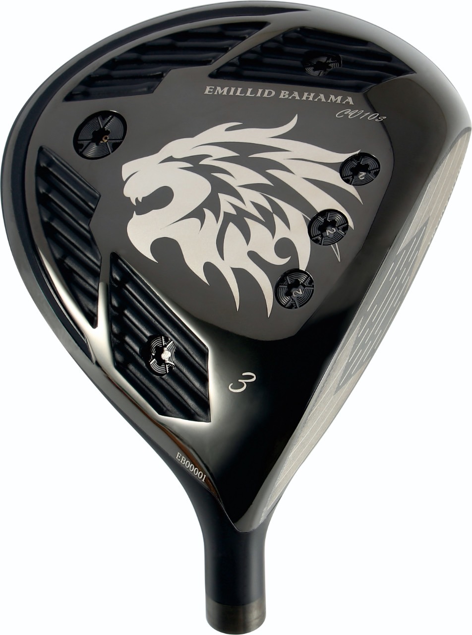 エミリッドバハマ フェアウェイウッド【EMILLID BAHAMA CV10S BLACK FAIRWAY WOOD HEAD】＊シャフト、グリップ別売、ヘッドカバー付