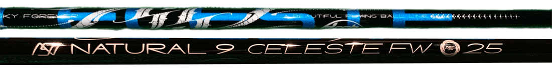 アーチ シャフト【Arch Natural 9 CELESTE FW SHAFT】＊ヘッド、グリップ別売