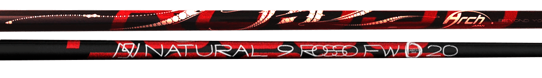 アーチ シャフト【Arch Natural 9 ROSSO FW SHAFT】＊ヘッド、グリップ別売