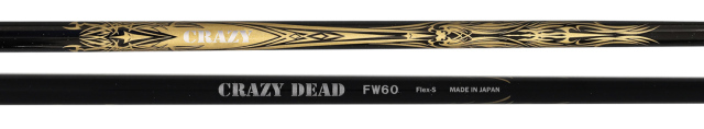 クレイジー シャフト【CRAZY DEAD FW-60 SHAFT】＊ヘッド、グリップ別売