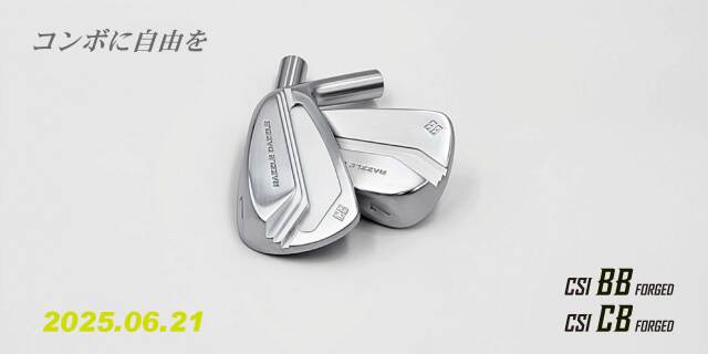 ラズルダズル アイアンセット【RAZZLE DAZZLE CSI-BB/CB FORGED HEAD】＊シャフト、グリップ別売