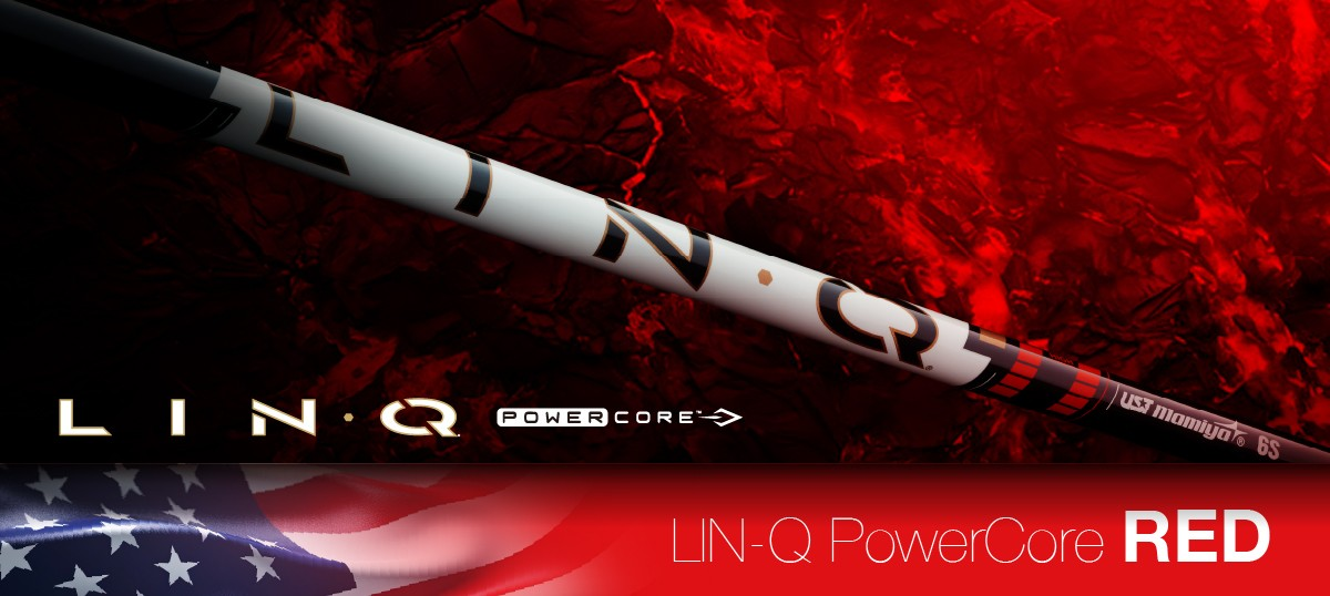 USTマミヤ シャフト【UST MAMIYA LIN-Q PowerCore RED SHAFT】＊ヘッド、グリップ別売