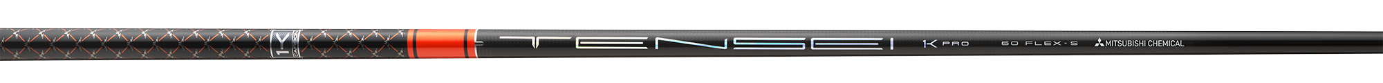 三菱 シャフト【MITSUBISHI TENSEI™1K Pro Orange RIP⁺ SHAFT】＊ヘッド、グリップ別売