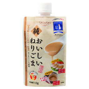 純おいしいねりごま白パウチ110g　（バラ５個）　【お試し便可】