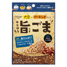 サクサク旨ごまおかかしょうゆ味２５ｇ（バラ５個）　【お試し便可】