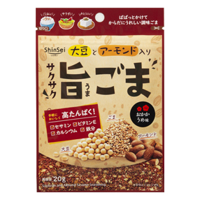 サクサク旨ごまおかかうめ味２０ｇ（バラ５個）　【お試し便可】