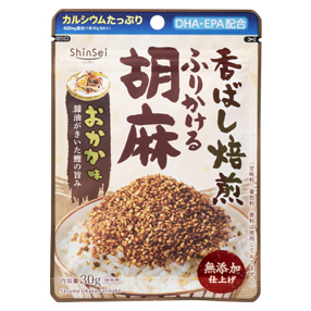 無添加ふりかける胡麻おかか味３０ｇ　（バラ５個）　【お試し便可】