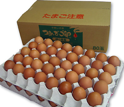 つまんでご卵80個（段ボール箱）