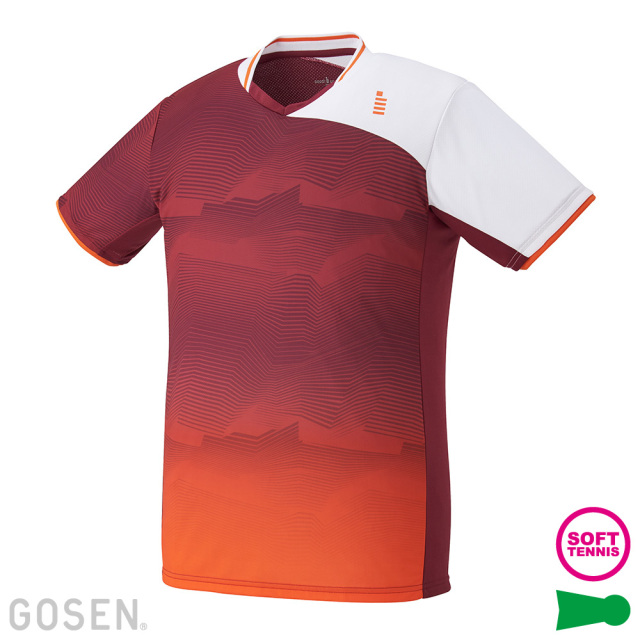 市場 Gosen アパレル ゲームシャツ テニス バドミントン ウェア メンズ T2146 22ss ゴーセン ユニ