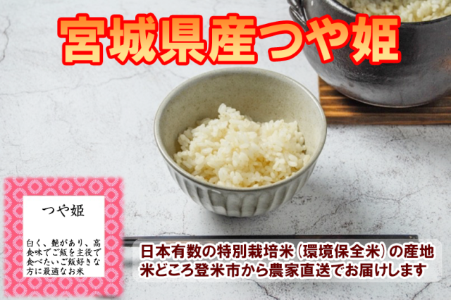 宮城登米産つや姫　玄米