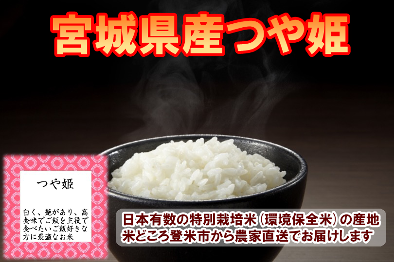 R7年産 宮城登米産つや姫　白米